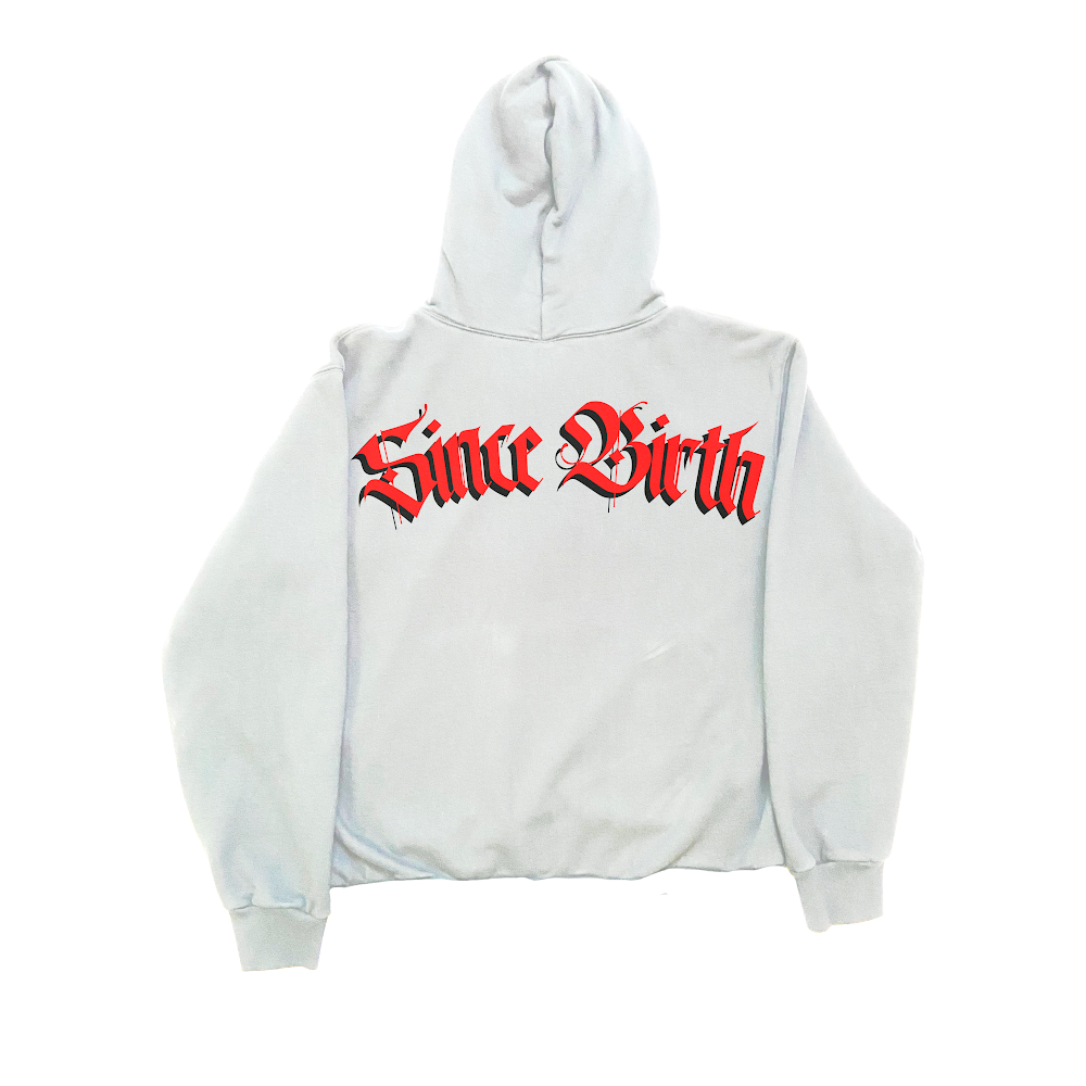 “Since Birth” Crop hoodie