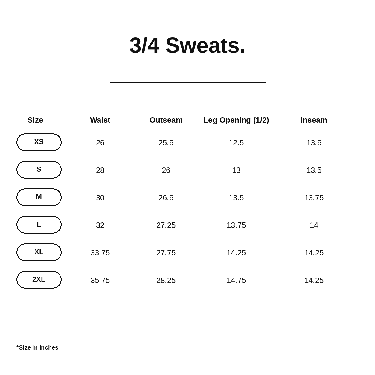 Janky 3/4 Sweats
