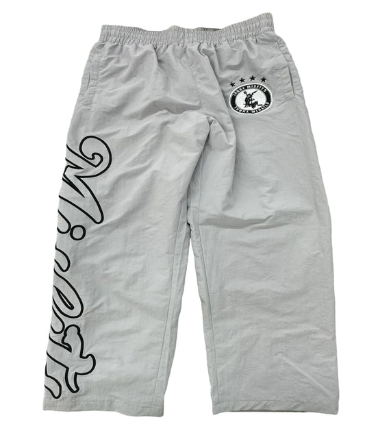 Grey Windbreaker Pants