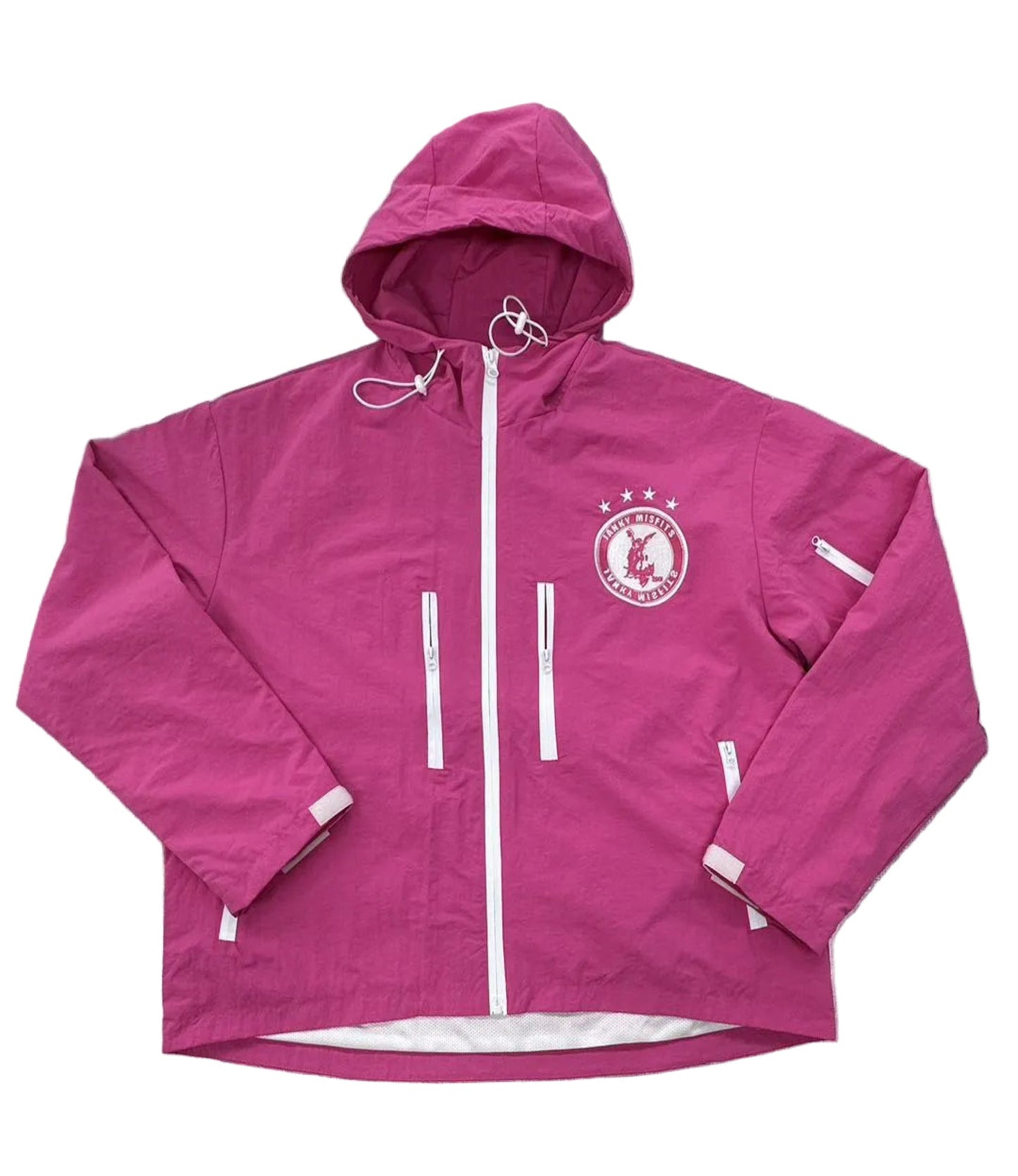 Pink Windbreaker Jacket