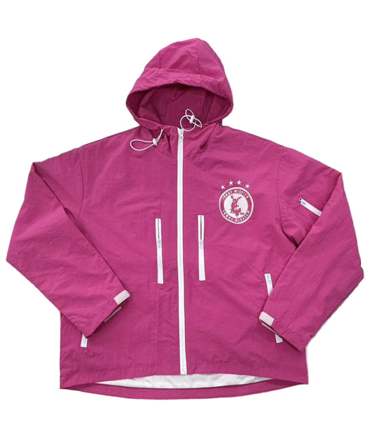 Pink Windbreaker Jacket