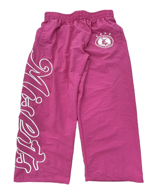 Pink Windbreaker Pants