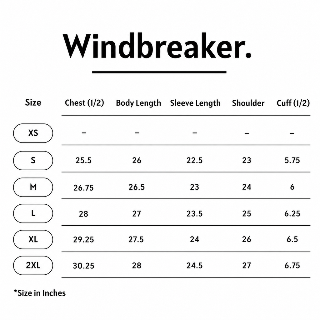 Black Windbreaker Jacket