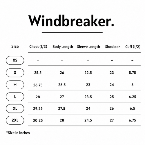 Black Windbreaker Jacket