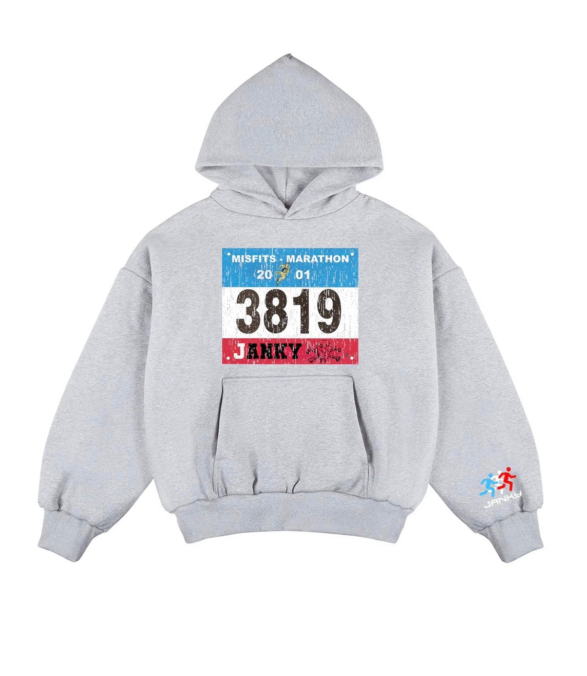 Distressed Marathon Hoodie