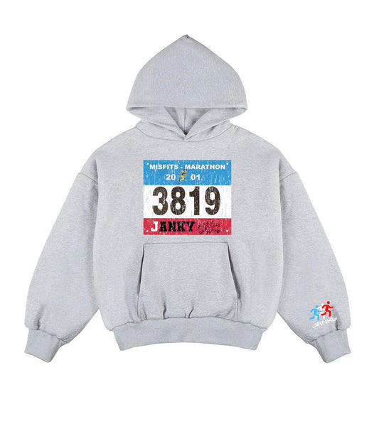 Distressed Marathon Hoodie