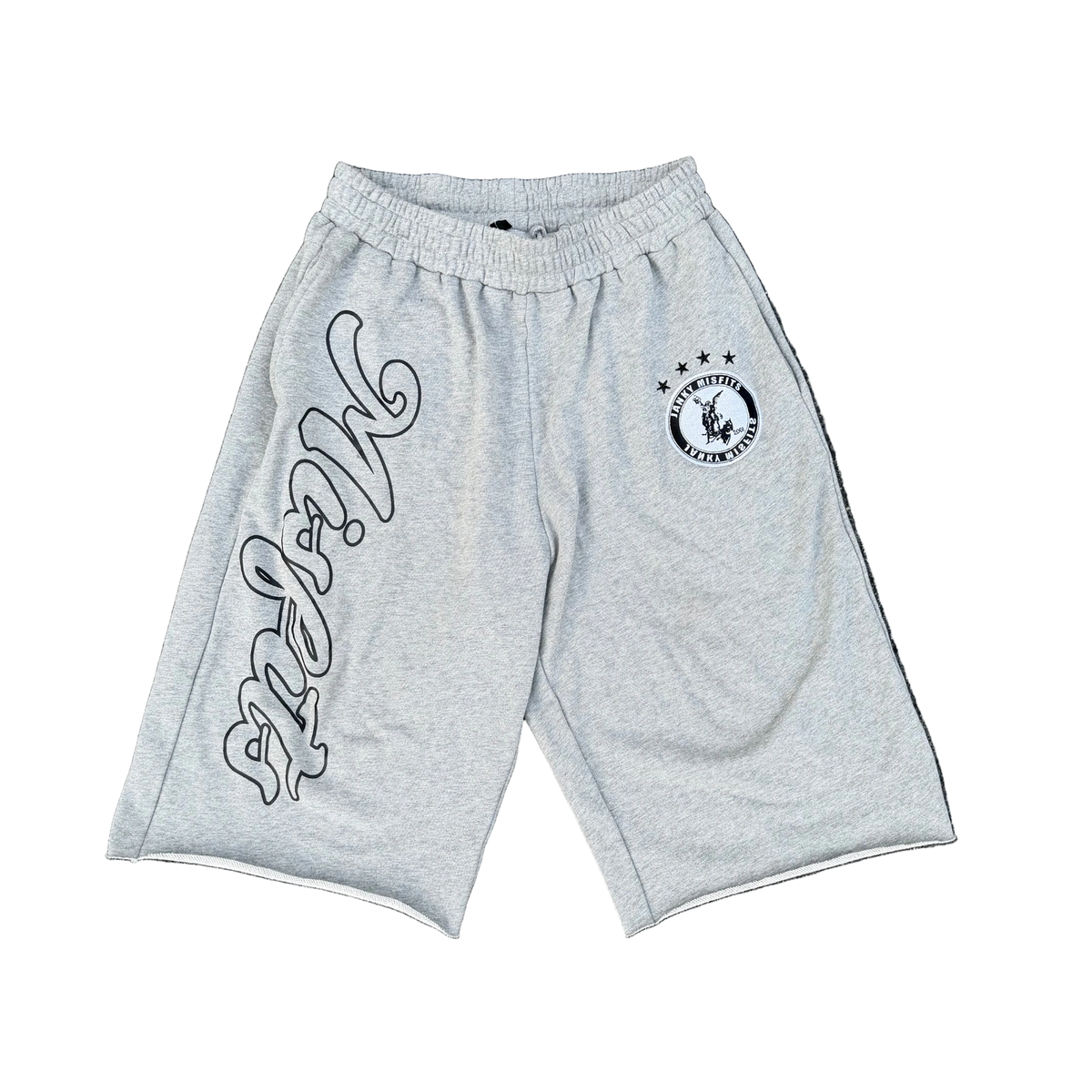 Grey Janky 3/4 Shorts