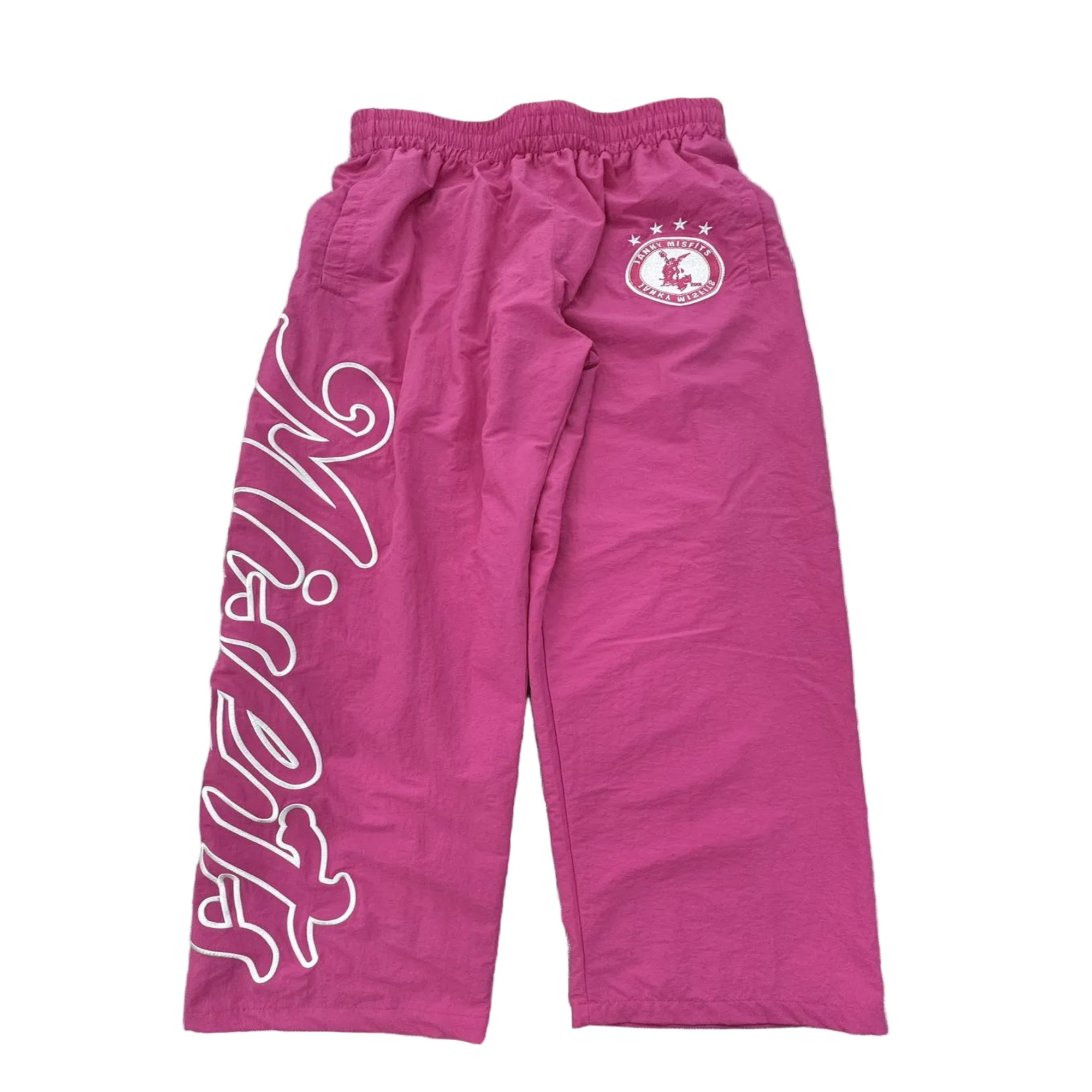 Pink Windbreaker Pants