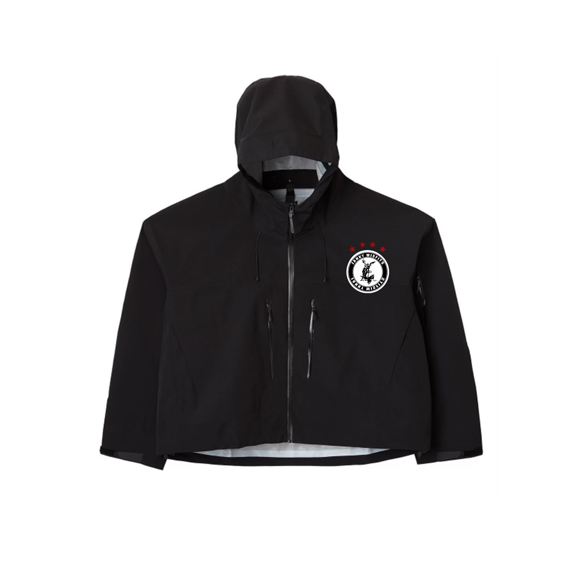 Black Windbreaker Jacket