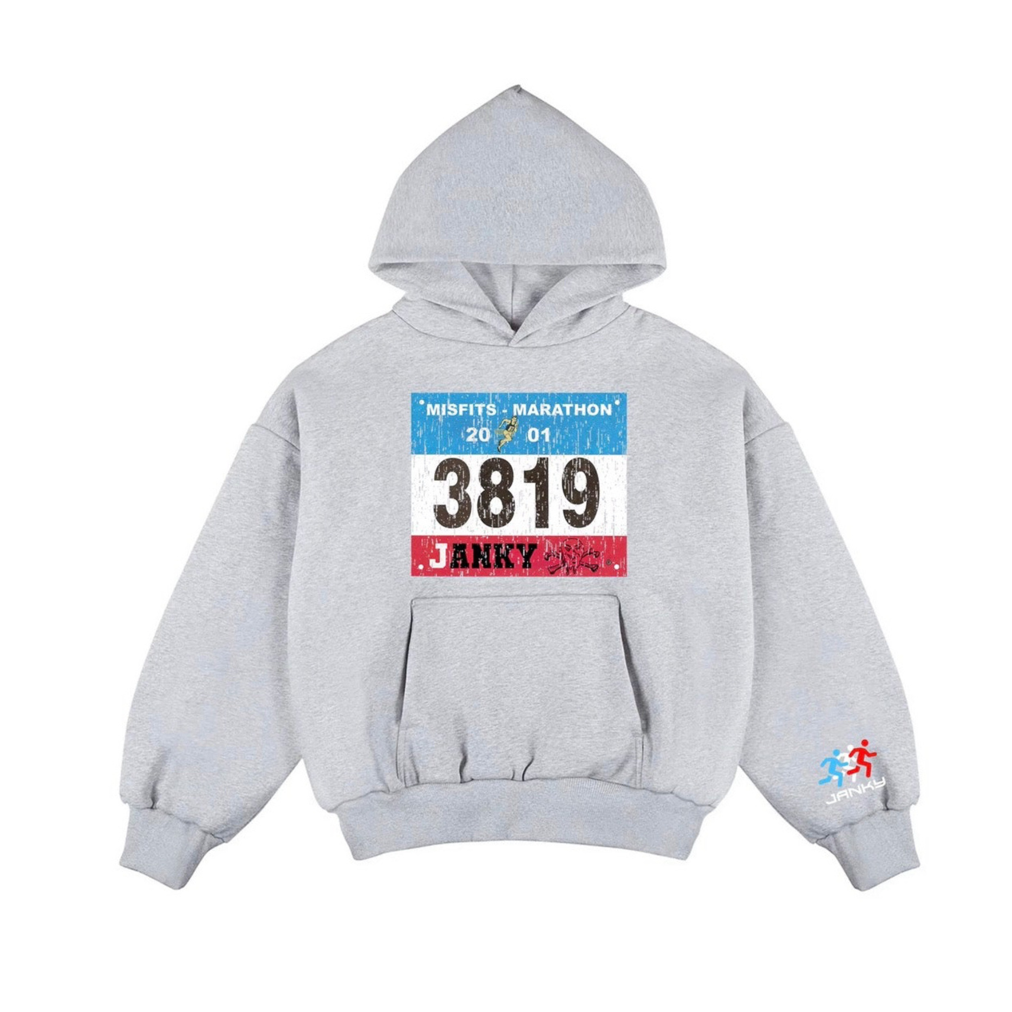 Distressed Marathon Hoodie