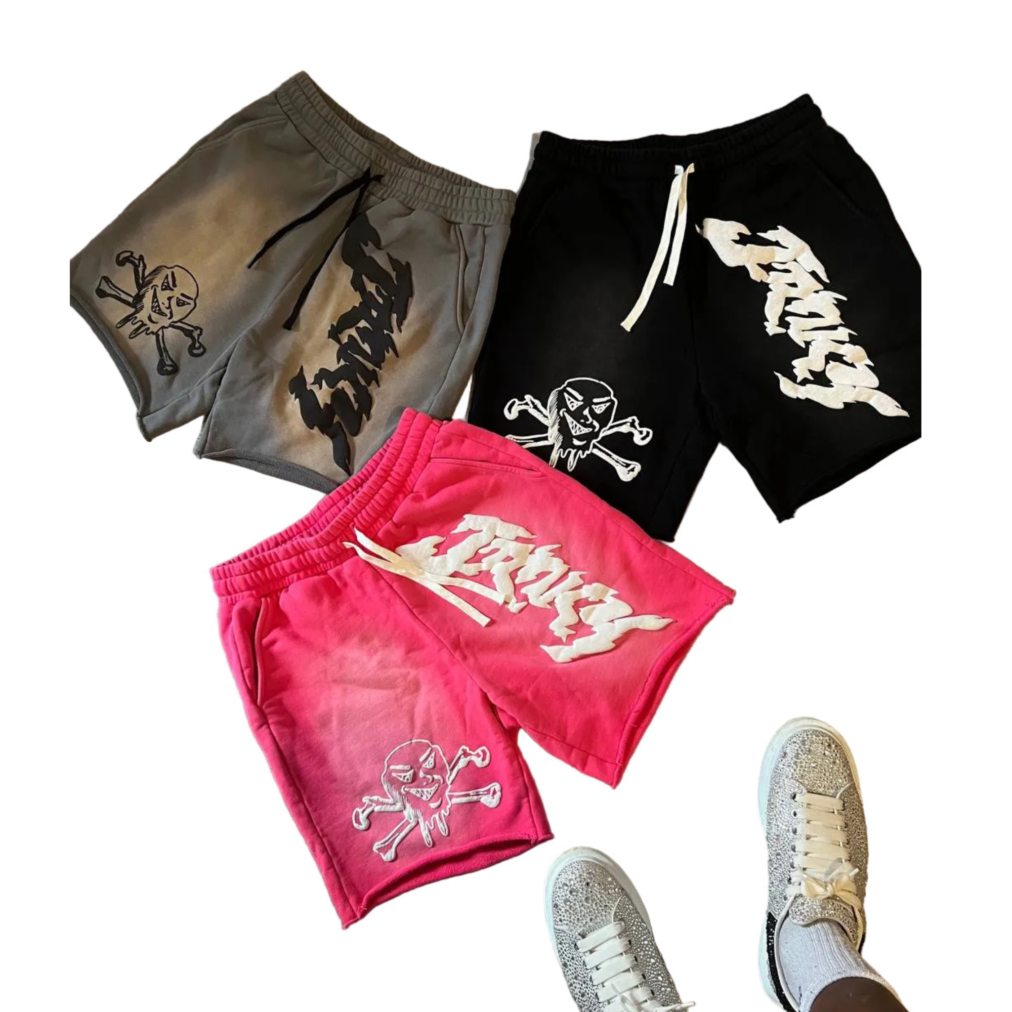 Janky Acid Washed Shorts