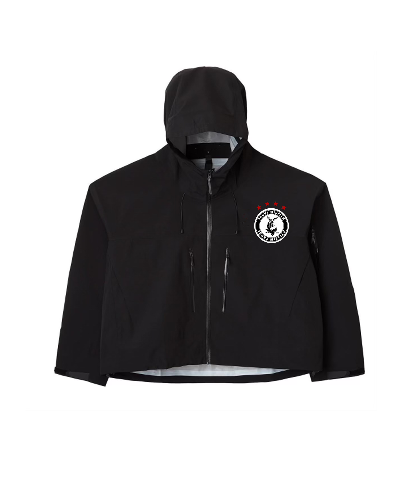 Black Windbreaker Jacket